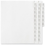 Avery Style Collated Exhibit Tab Divider Set A-Z.