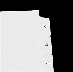 Avery Style Collated Exhibit Tab Divider Set A-Z.
