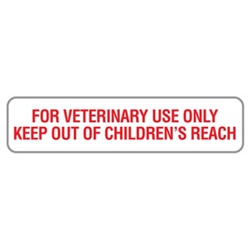 Veterinary Label