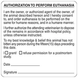 Veterinary Label